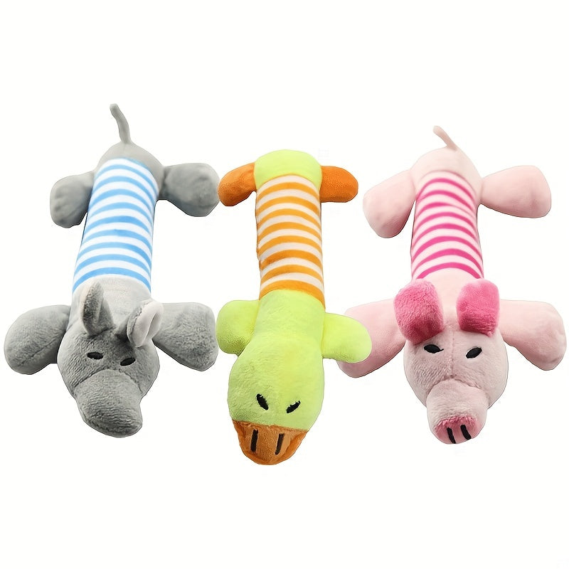 Brinquedo de Pelúcia com Apito para Cães – Mordidas e Diversão Garantida
