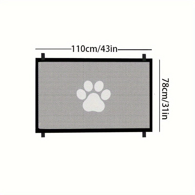 Grade de Segurança Portátil para Pets – Instale Sem Furos