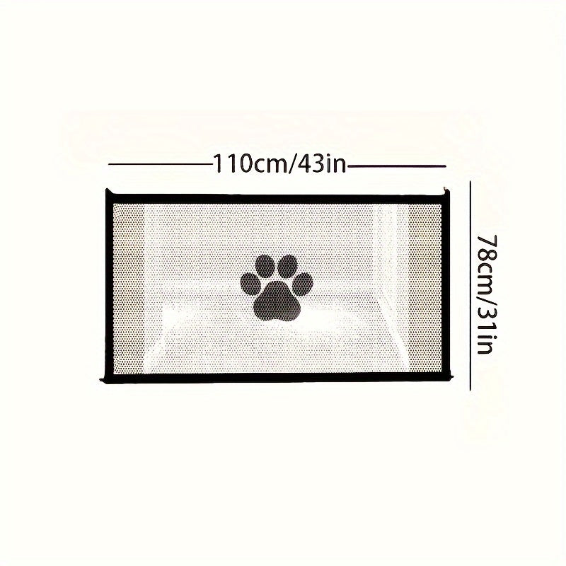 Grade de Segurança Portátil para Pets – Instale Sem Furos