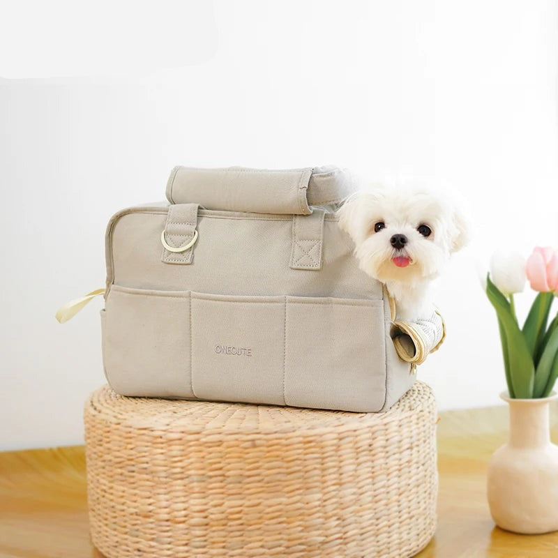 Bolsa de Transporte Luxuosa para Pets Pequenos – Acolchoada, Estilosa e Confortável