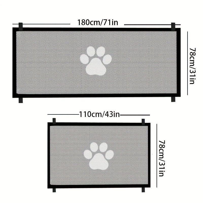 Grade de Segurança Portátil para Pets – Instale Sem Furos