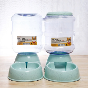 Comedouro e Bebedouro Automático Para Pets – Mantém Água e Ração Sempre Disponíveis