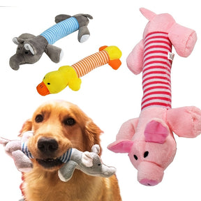 Brinquedo de Pelúcia com Apito para Cães – Mordidas e Diversão Garantida