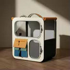 Mala de transporte 3 em 1 para pets com rodinhas com design moderno e resistente