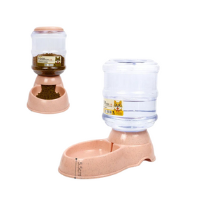 Comedouro e Bebedouro Automático Para Pets – Mantém Água e Ração Sempre Disponíveis