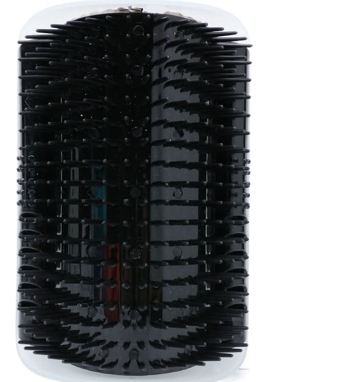 Pente de canto para gatos fixado em canto de parede, ideal para escovação diária