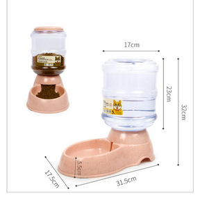 Comedouro e Bebedouro Automático Para Pets – Mantém Água e Ração Sempre Disponíveis