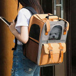 Bolsa de Transporte para Cães até 10kg – Dobrável, Segura e com Tela Respirável