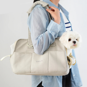 Bolsa de Transporte Luxuosa para Pets Pequenos – Acolchoada, Estilosa e Confortável
