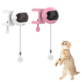 Brinquedo Interativo com Bolinha de Pelúcia – Diversão e Estímulo para Gatos