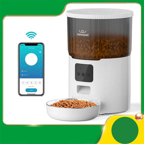 Alimentador Automático Inteligente 4L – Alimente Seu Pet Mesmo à Distância