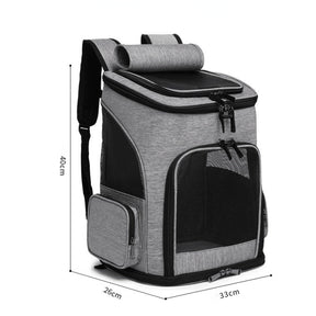 Bolsa de Transporte Expansível para Gatos – Reforçada, Ventilada e Segura até 8kg
