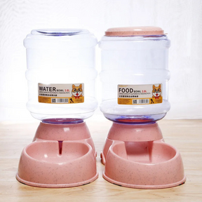 Comedouro e Bebedouro Automático Para Pets – Mantém Água e Ração Sempre Disponíveis