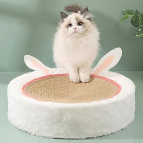 Cama Arranhadora de Sisal para Gatos – Formato de Tigela, Confortável e Antiestresse