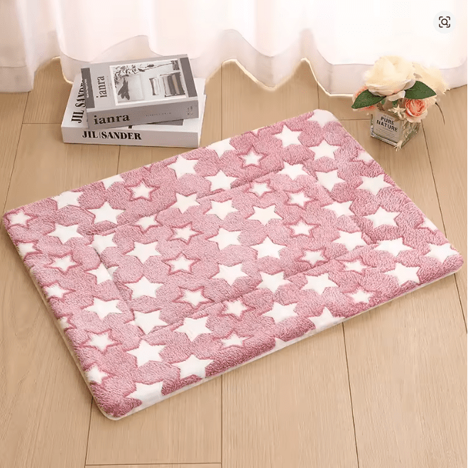 Colchonete para cães ultra macio na cor cinza, ideal para camas de cães em diferentes tamanhos