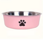 Tigela antiderrapante para pets com base estável mostrando resistência e qualidade