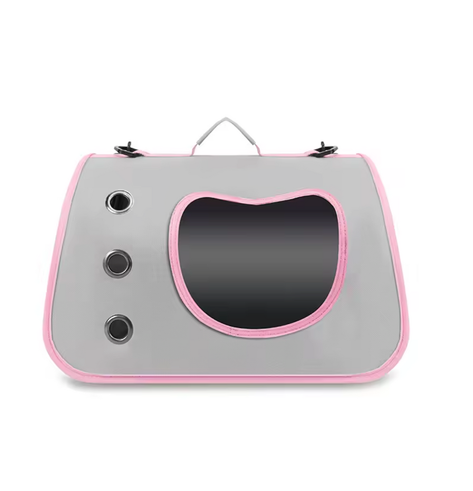Bolsa de transporte para pets pequenos compacta com alça ajustável para passeios confortáveis