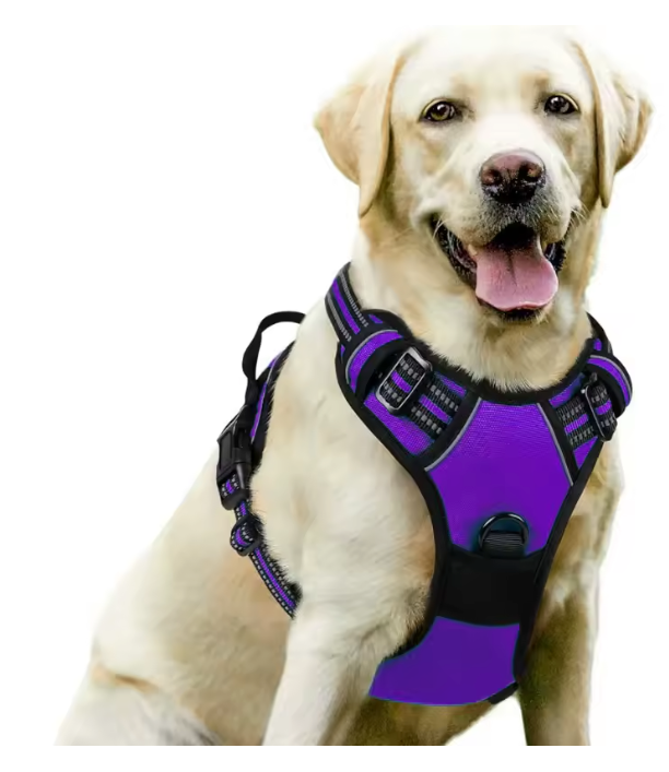 Peitoral para cachorro com sistema anti puxão e ajuste personalizado para conforto