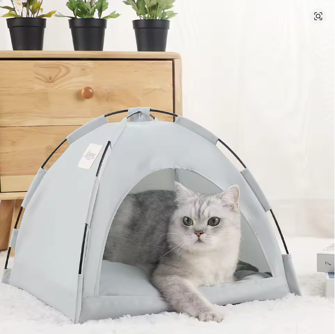 Cama toca quente para gatos Madrupet, com isolamento térmico e design prático para conforto animal