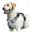 Peitoral Anti Puxão para Cachorro com Dupla Argola e Faixa Refletiva