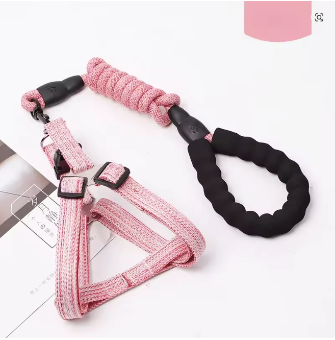 Embalagem do conjunto peitoral e guia para cachorro ajustável pronta para venda Madrupet