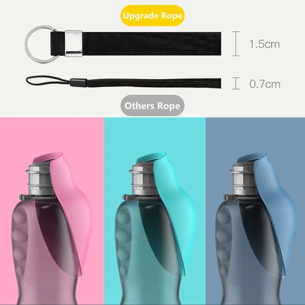 Garrafa de água portátil para cães, 800ml, para cães pequenos, médios e grandes, viagem ao ar livre, tigela, filhote de cachorro, gato, alimentador, animais de estimação, acessórios labrador