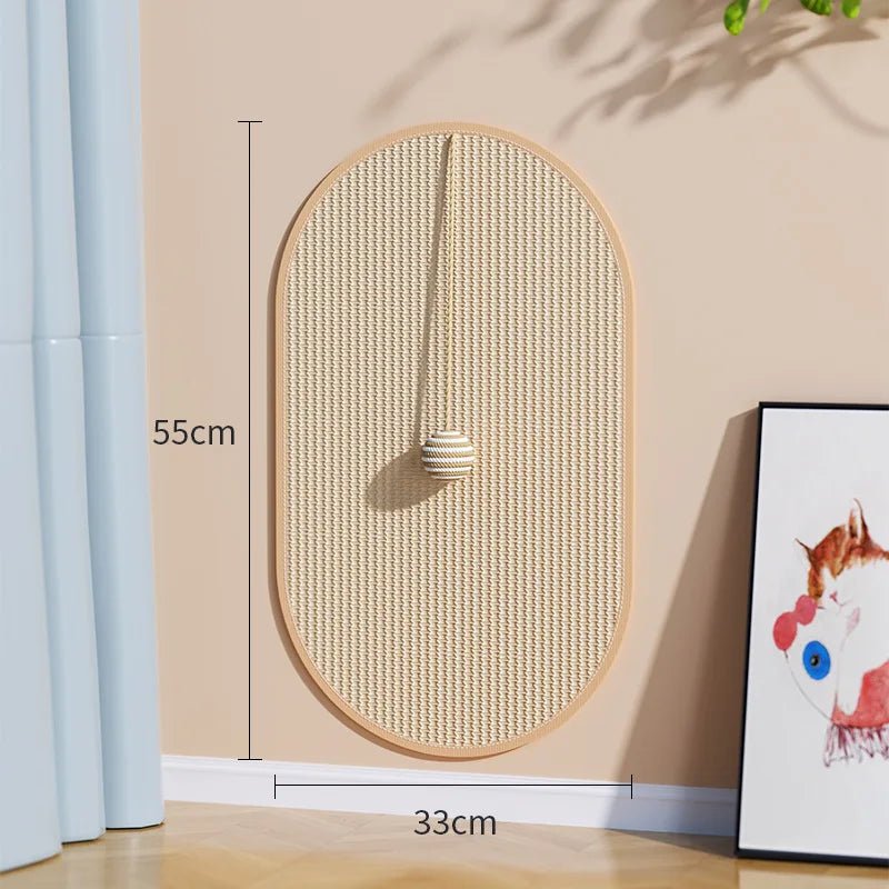 Arranhador de sisal Madrupet instalado em sala de estar, combinando com decoração moderna