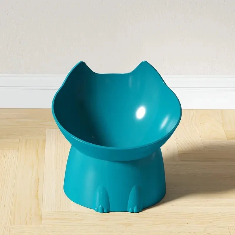 Comedouro para gatos Madrupet elevado, ideal para conforto e prevenção de tombos durante a alimentação