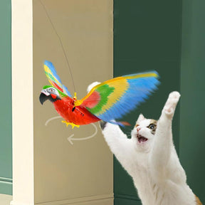 Pássaro Eletrônico Interativo para Gatos – Estímulo e Diversão Garantida!