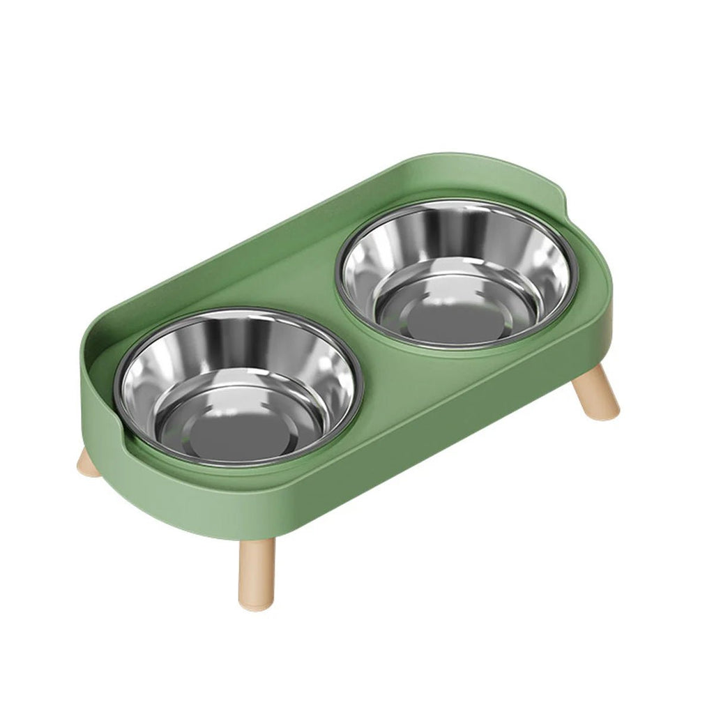 alimentação confortável com tigela dupla elevada para pets para cães e gatos