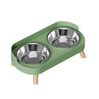 alimentação confortável com tigela dupla elevada para pets para cães e gatos