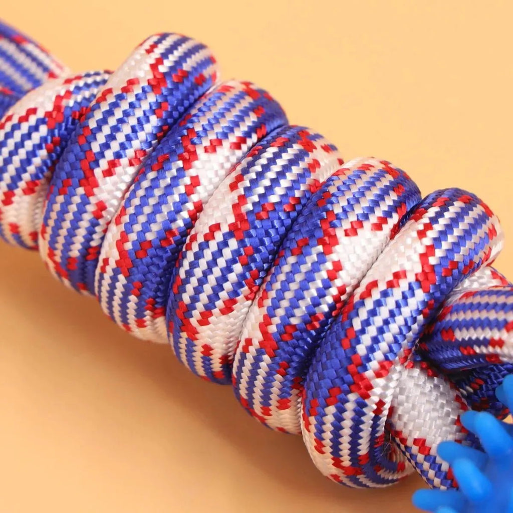 Brinquedo anel dental para cachorro em embalagem transparente com selo Madrupet