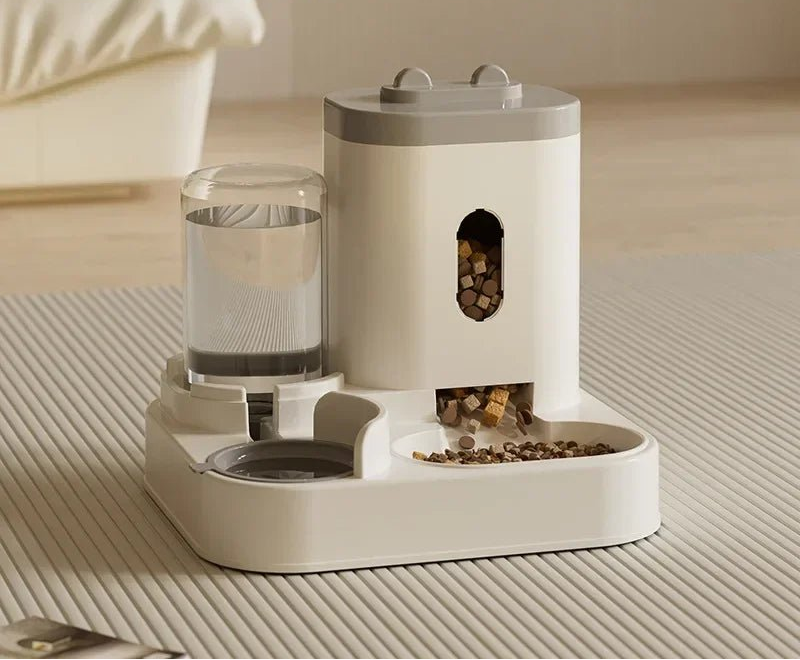 alimentador automático para pets Madrupet com design compacto e fácil limpeza