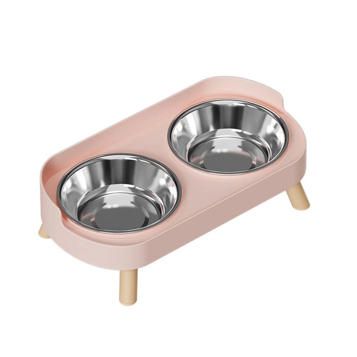 tigela dupla elevada para pets com design versátil para diferentes tamanhos de animais