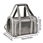 Bolsa de transporte para pets pequenos Madrupet com design compacto e tecido resistente
