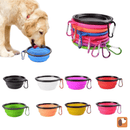 Tigela Retrátil 2 em 1 para Pets – Comedouro e Bebedouro Portátil