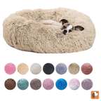 Cama nuvem para cães e gatos com tecido macio e design confortável para descanso seguro