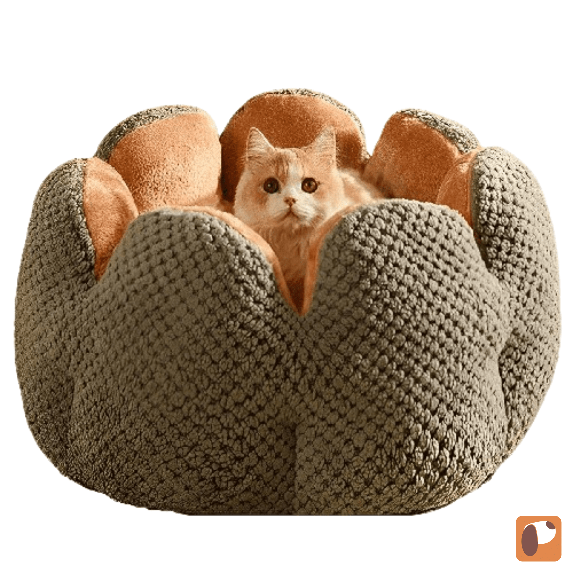 Cama ultra macia para gatos com tecido aconchegante e design ergonômico para conforto felino