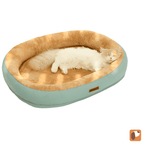 Cama para gatos SonhoPet macia e aconchegante para conforto durante o sono