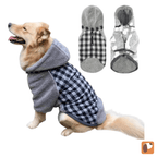 Cachorro usando roupa de frio super confortável para cães, ideal para manter calor e conforto