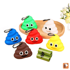Dispenser de saquinhos higiênicos para pets com design compacto e prático para passeios