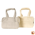 Bolsa de transporte para pets pequenos com design luxuoso e alça ajustável para conforto