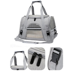 Bolsa de Transporte para Pets Pequenos – Confortável, Ventilada e com Alça Antiderrapante