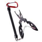 Alicate de pesca multifuncional em aço inox com corte fácil de linha para pesca esportiva