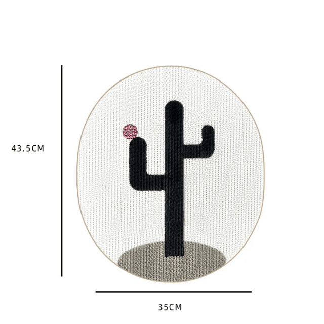 Arranhador de parede para gatos Madrupet na cor verde com design moderno e funcional