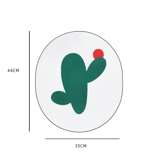 Detalhe do sisal resistente do arranhador de parede para gatos com formato de cacto