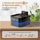 Fonte de Agua Inteligente PetFlow 2.2L com Sensor e Timer