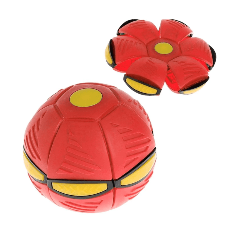 Bola com Luz LED que Quica Sozinha para Cães Madrupet Vermelho 