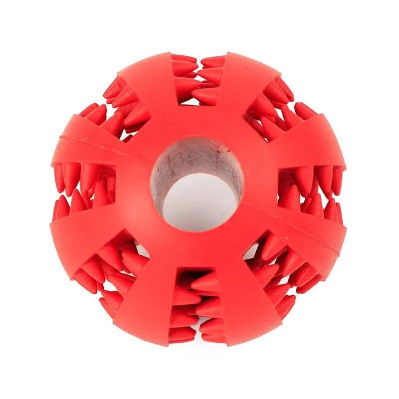 Bola interativa para pets em cor azul com textura antiderrapante para melhor pegada