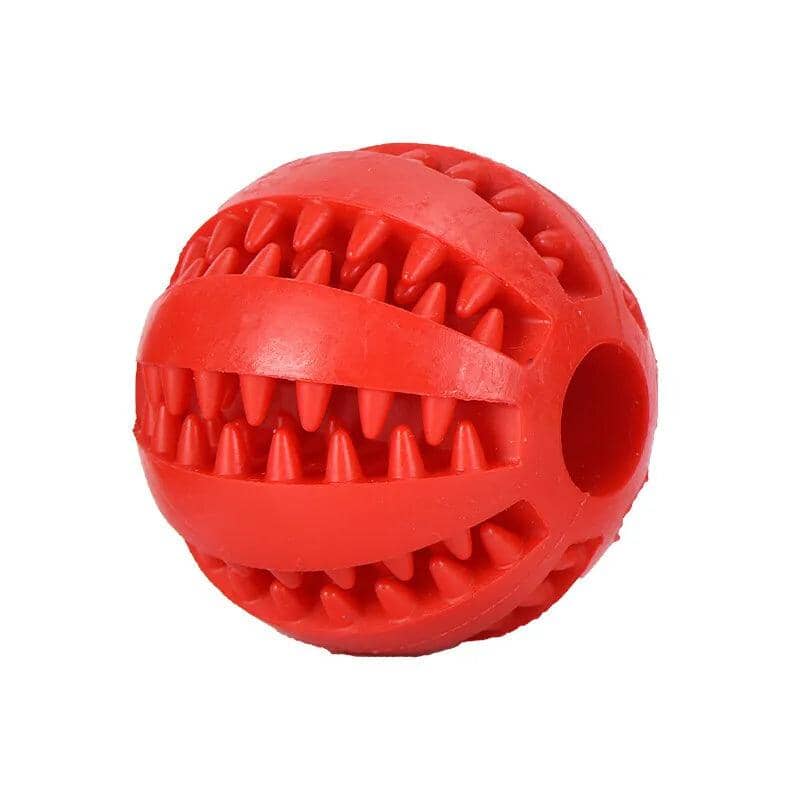Bola Interativa com Compartimento para Petiscos – Brinquedo para Cães e Gatos Bola interativa Madrupet Vermelho 5 cm 